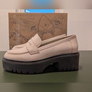 Free people Decker platform Penny loafer
